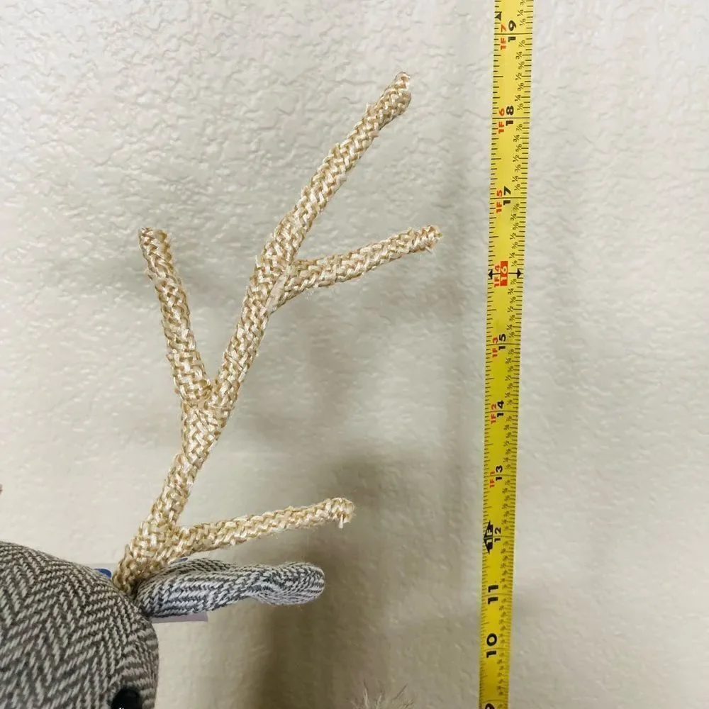 NWT Reindeer Woodlands Plush Decor Statue